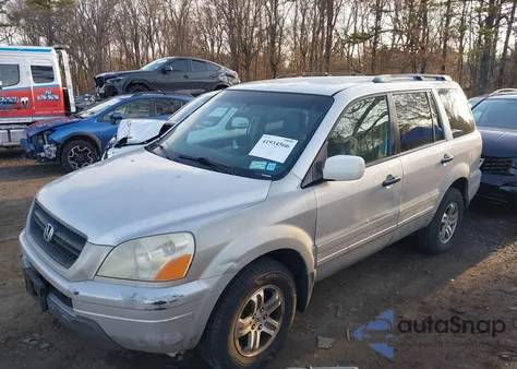 2004 Honda Pilot Ex из США, поврежденный, VIN 2HKYF184X4H574547